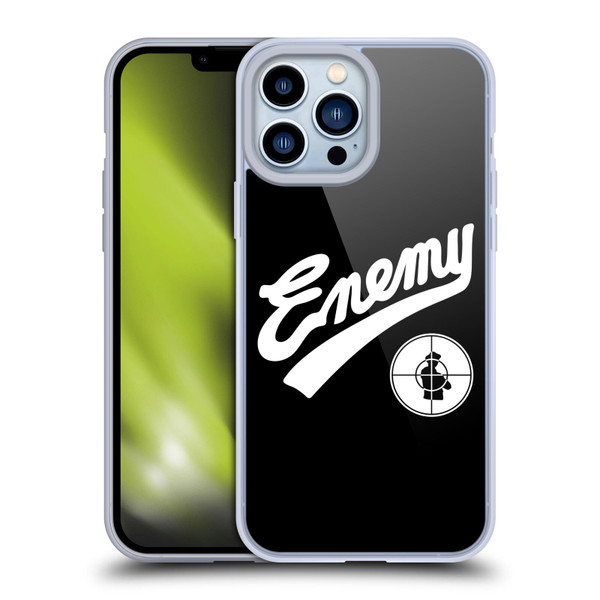 Public Enemy Graphics Logotype Soft Gel Case for Apple iPhone 13 Pro Max