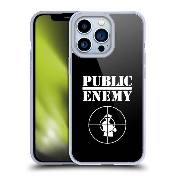 Public Enemy Graphics Logo Soft Gel Case for Apple iPhone 13 Pro