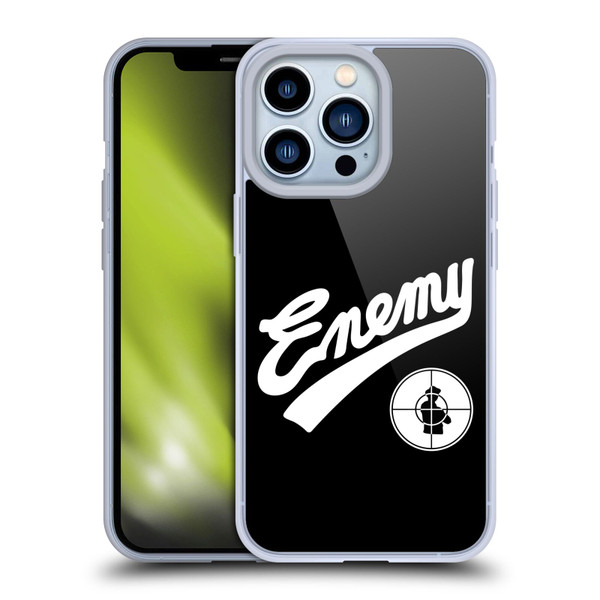 Public Enemy Graphics Logotype Soft Gel Case for Apple iPhone 13 Pro