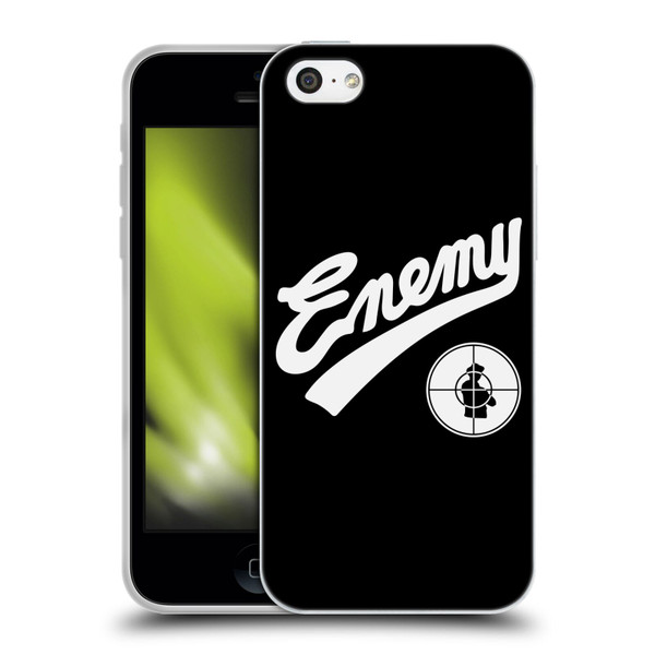 Public Enemy Graphics Logotype Soft Gel Case for Apple iPhone 5c