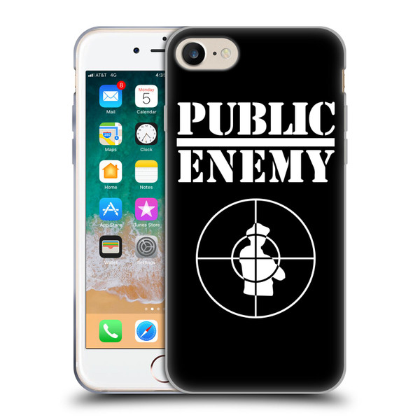 Public Enemy Graphics Logo Soft Gel Case for Apple iPhone 7 / 8 / SE 2020 & 2022