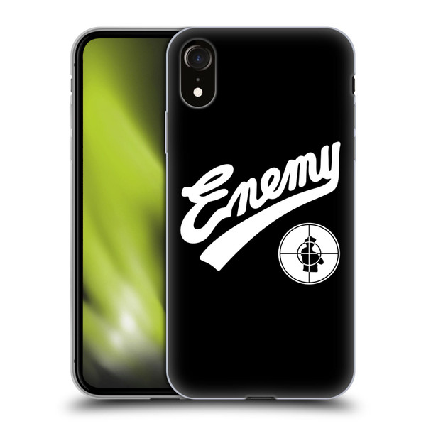 Public Enemy Graphics Logotype Soft Gel Case for Apple iPhone XR