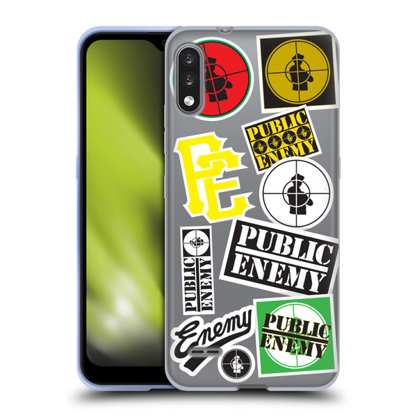 Public Enemy Graphics Collage Soft Gel Case for LG K22