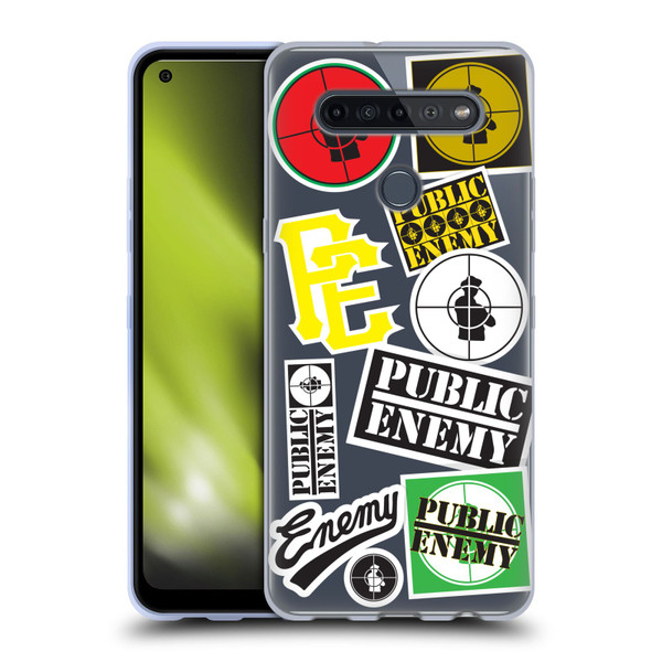 Public Enemy Graphics Collage Soft Gel Case for LG K51S