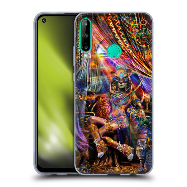 Jumbie Art Gods and Goddesses Bastet Soft Gel Case for Huawei P40 lite E