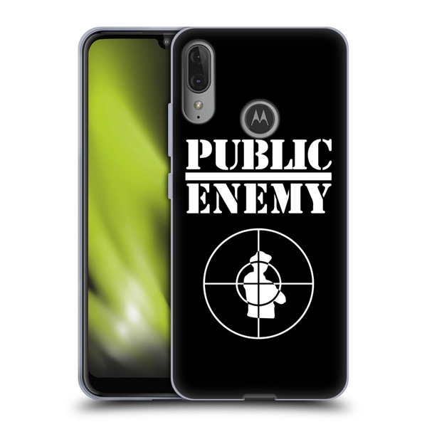 Public Enemy Graphics Logo Soft Gel Case for Motorola Moto E6 Plus