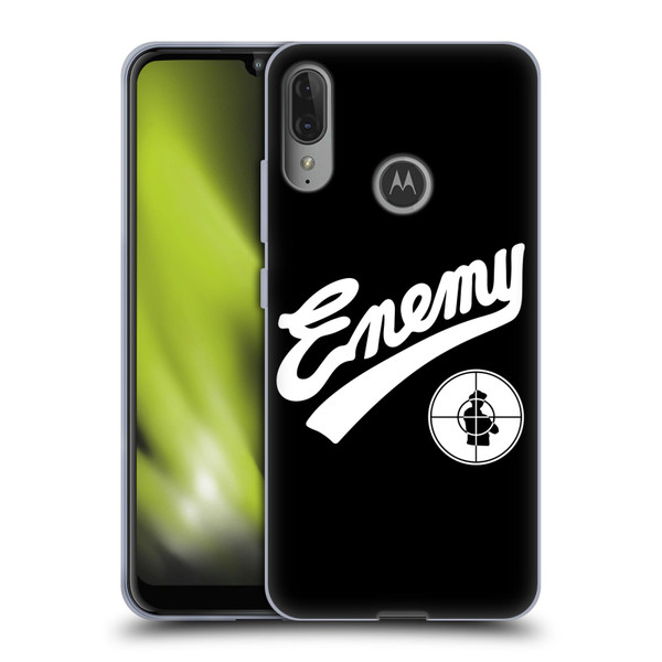 Public Enemy Graphics Logotype Soft Gel Case for Motorola Moto E6 Plus
