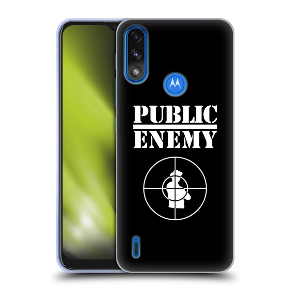 Public Enemy Graphics Logo Soft Gel Case for Motorola Moto E7 Power / Moto E7i Power