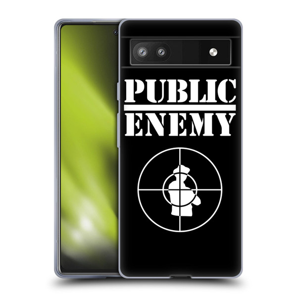 Public Enemy Graphics Logo Soft Gel Case for Google Pixel 6a