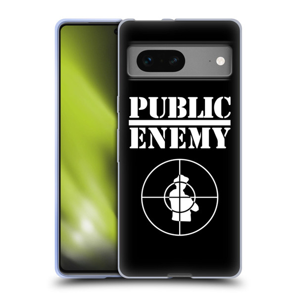 Public Enemy Graphics Logo Soft Gel Case for Google Pixel 7