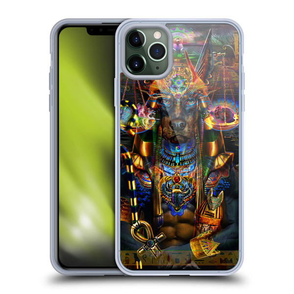 Jumbie Art Gods and Goddesses Anubis Soft Gel Case for Apple iPhone 11 Pro Max