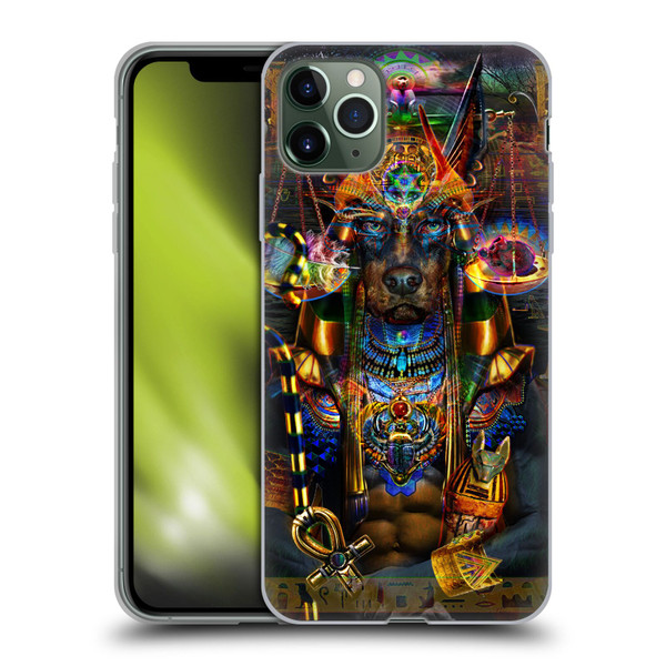 Jumbie Art Gods and Goddesses Anubis Soft Gel Case for Apple iPhone 11 Pro Max