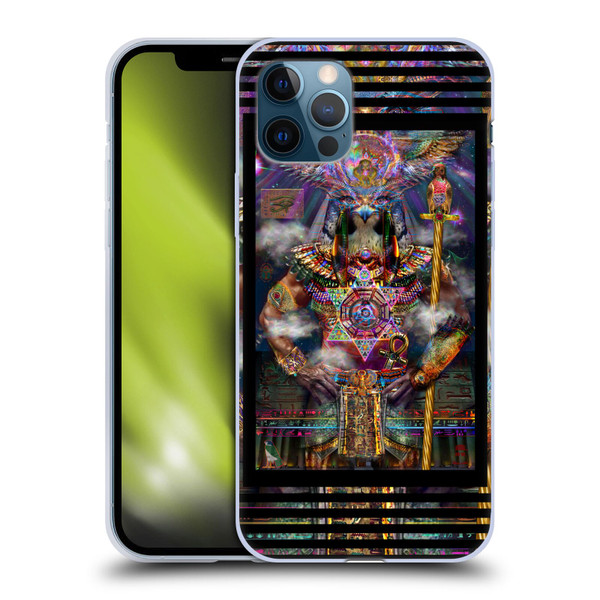 Jumbie Art Gods and Goddesses Horus Soft Gel Case for Apple iPhone 12 / iPhone 12 Pro