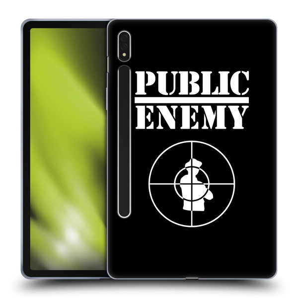 Public Enemy Graphics Logo Soft Gel Case for Samsung Galaxy Tab S8