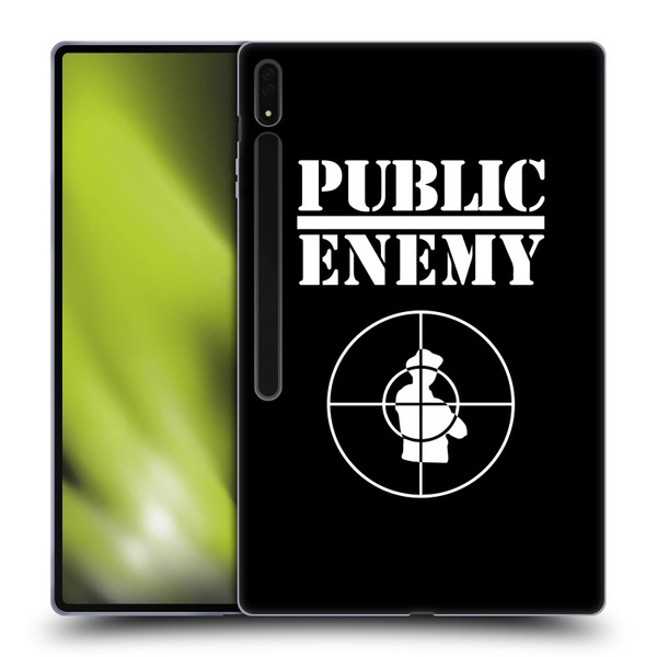 Public Enemy Graphics Logo Soft Gel Case for Samsung Galaxy Tab S8 Ultra