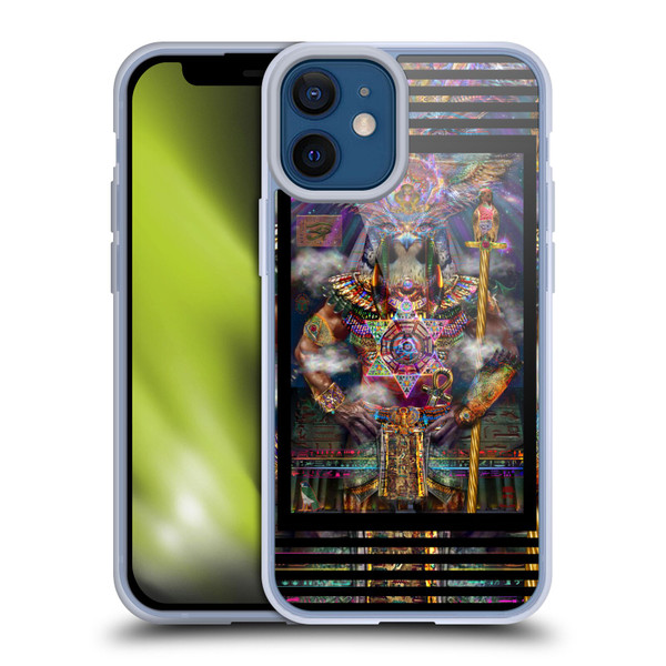 Jumbie Art Gods and Goddesses Horus Soft Gel Case for Apple iPhone 12 Mini