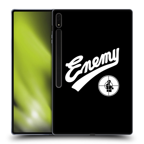 Public Enemy Graphics Logotype Soft Gel Case for Samsung Galaxy Tab S8 Ultra