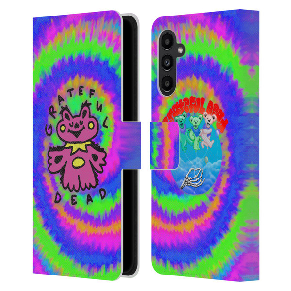 Grateful Dead Trends Dancing Bear Colorful Leather Book Wallet Case Cover For Samsung Galaxy A13 5G (2021)