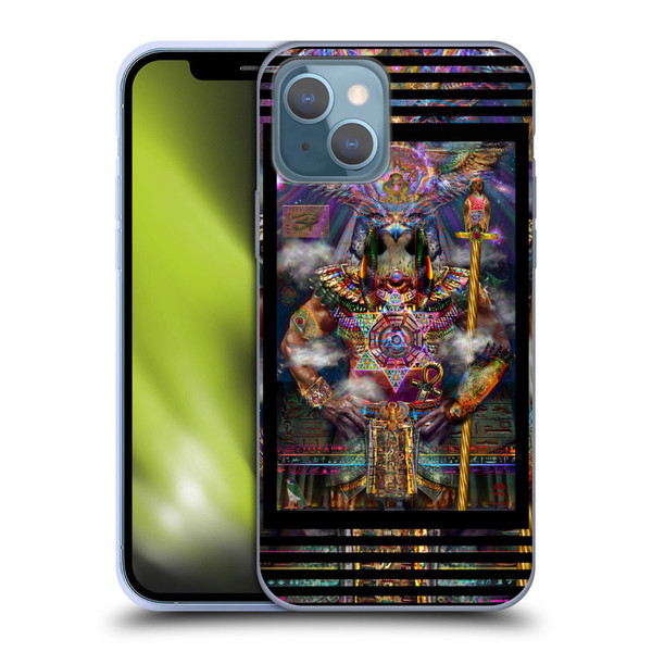 Jumbie Art Gods and Goddesses Horus Soft Gel Case for Apple iPhone 13