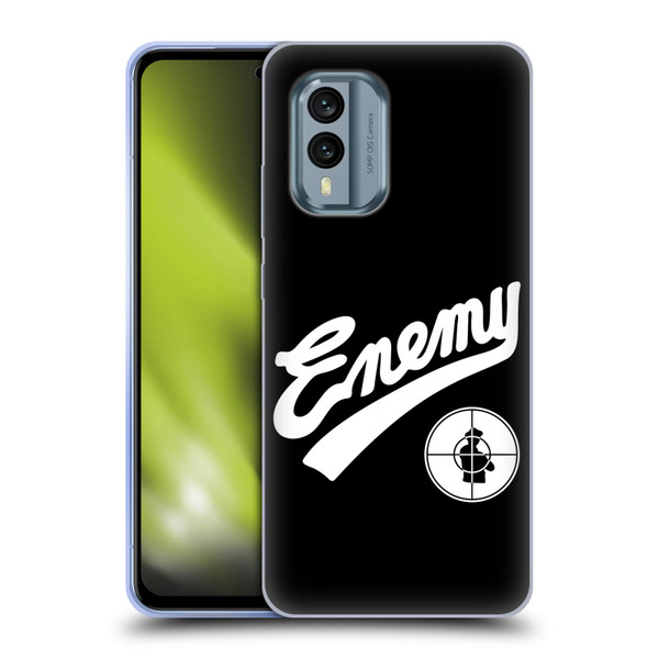 Public Enemy Graphics Logotype Soft Gel Case for Nokia X30