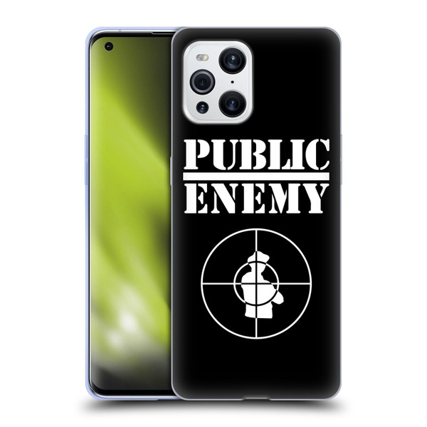 Public Enemy Graphics Logo Soft Gel Case for OPPO Find X3 / Pro