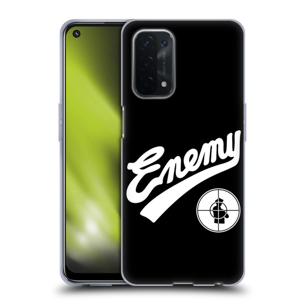 Public Enemy Graphics Logotype Soft Gel Case for OPPO A54 5G