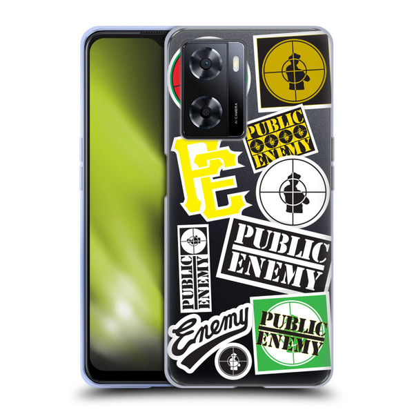Public Enemy Graphics Collage Soft Gel Case for OPPO A57s