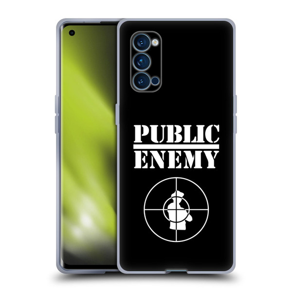 Public Enemy Graphics Logo Soft Gel Case for OPPO Reno 4 Pro 5G