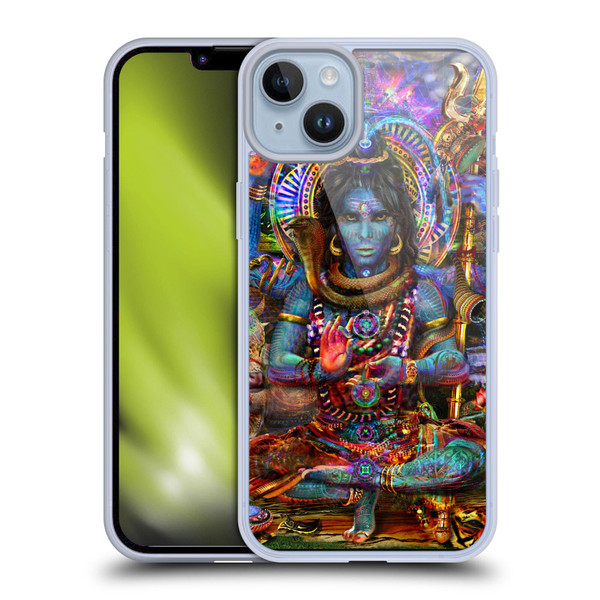 Jumbie Art Gods and Goddesses Shiva Soft Gel Case for Apple iPhone 14 Plus