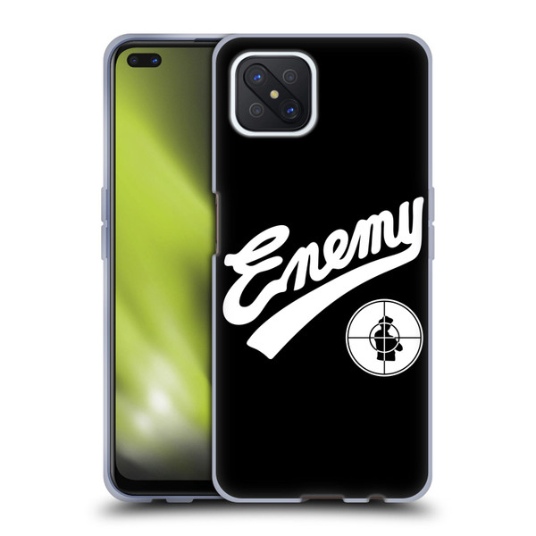 Public Enemy Graphics Logotype Soft Gel Case for OPPO Reno4 Z 5G