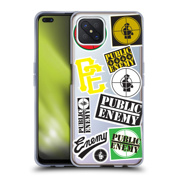 Public Enemy Graphics Collage Soft Gel Case for OPPO Reno4 Z 5G