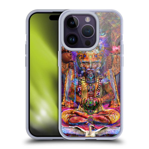 Jumbie Art Gods and Goddesses Brahma Soft Gel Case for Apple iPhone 14 Pro