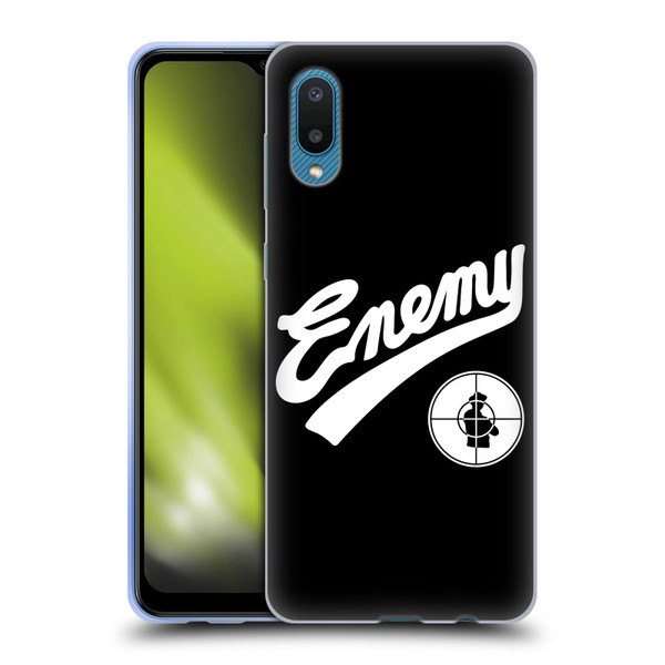 Public Enemy Graphics Logotype Soft Gel Case for Samsung Galaxy A02/M02 (2021)