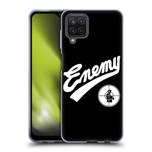 Public Enemy Graphics Logotype Soft Gel Case for Samsung Galaxy A12 (2020)