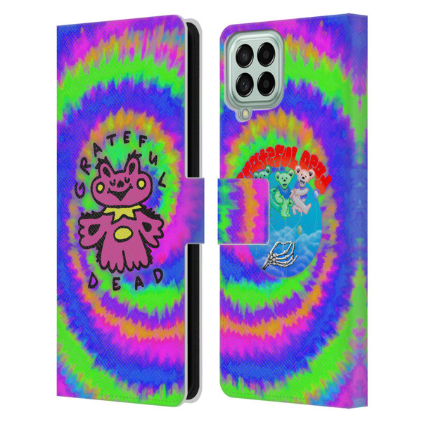 Grateful Dead Trends Dancing Bear Colorful Leather Book Wallet Case Cover For Samsung Galaxy M33 (2022)