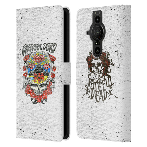 Grateful Dead Trends Rose Leather Book Wallet Case Cover For Sony Xperia Pro-I