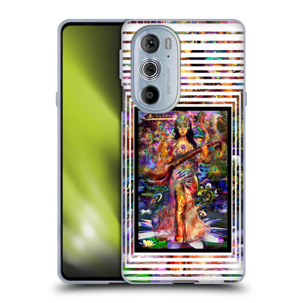 Jumbie Art Gods and Goddesses Saraswatti Soft Gel Case for Motorola Edge X30