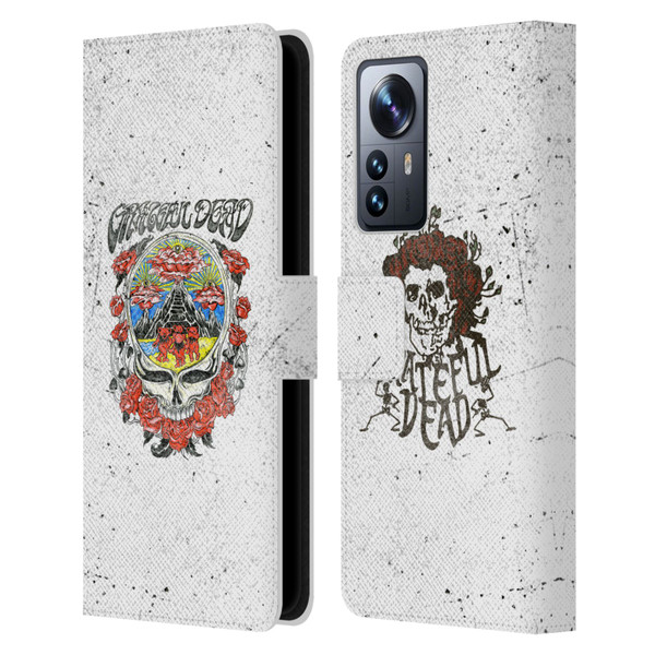 Grateful Dead Trends Rose Leather Book Wallet Case Cover For Xiaomi 12 Pro