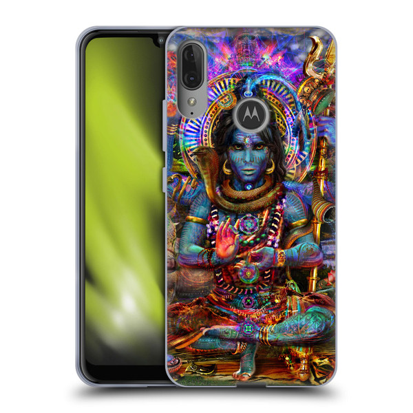 Jumbie Art Gods and Goddesses Shiva Soft Gel Case for Motorola Moto E6 Plus