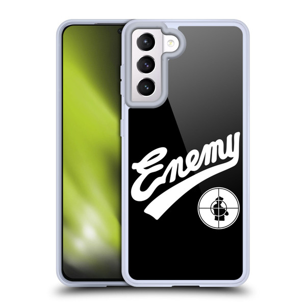 Public Enemy Graphics Logotype Soft Gel Case for Samsung Galaxy S21 5G