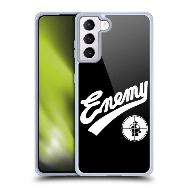 Public Enemy Graphics Logotype Soft Gel Case for Samsung Galaxy S21+ 5G