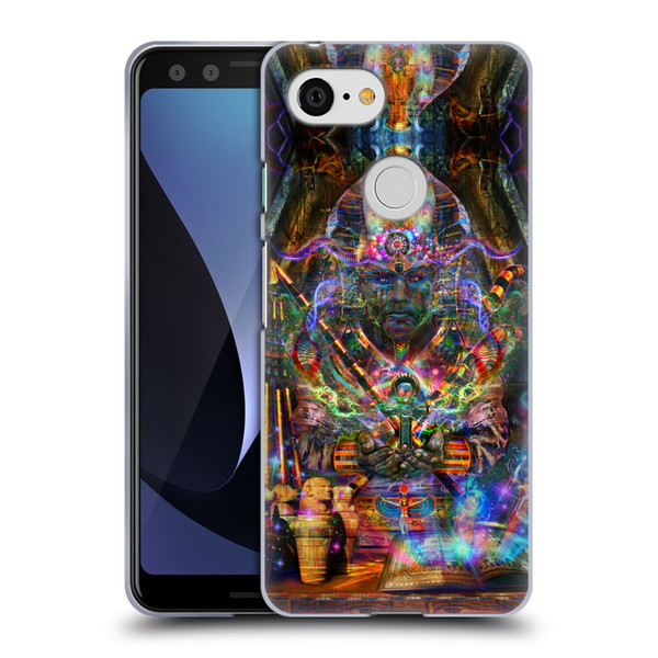 Jumbie Art Gods and Goddesses Osiris Soft Gel Case for Google Pixel 3