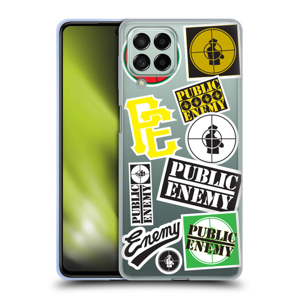 Public Enemy Graphics Collage Soft Gel Case for Samsung Galaxy M53 (2022)