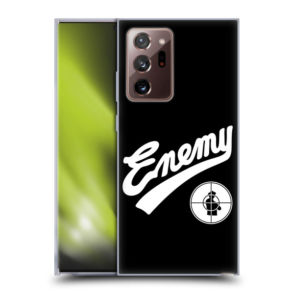 Public Enemy Graphics Logotype Soft Gel Case for Samsung Galaxy Note20 Ultra / 5G