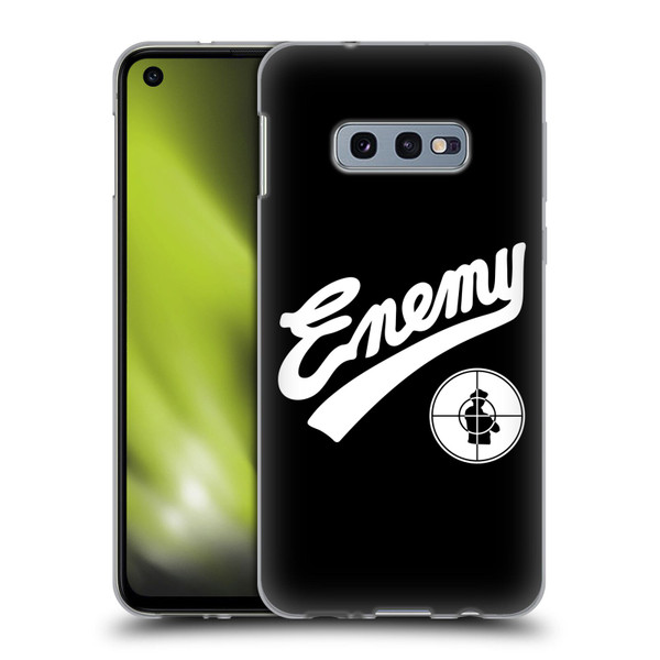 Public Enemy Graphics Logotype Soft Gel Case for Samsung Galaxy S10e