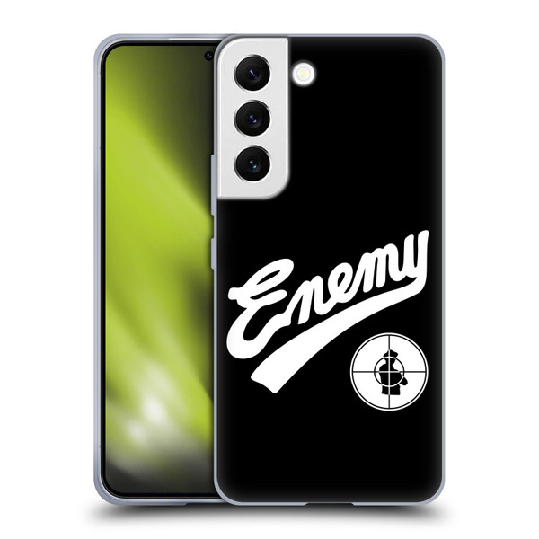 Public Enemy Graphics Logotype Soft Gel Case for Samsung Galaxy S22 5G