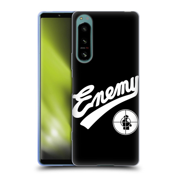 Public Enemy Graphics Logotype Soft Gel Case for Sony Xperia 5 IV