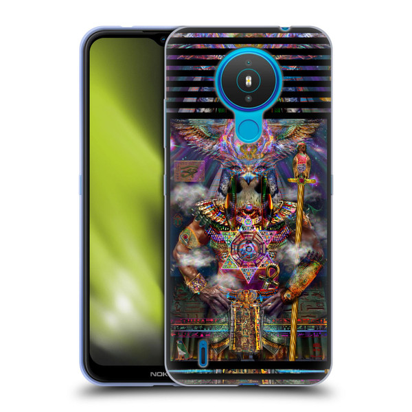 Jumbie Art Gods and Goddesses Horus Soft Gel Case for Nokia 1.4