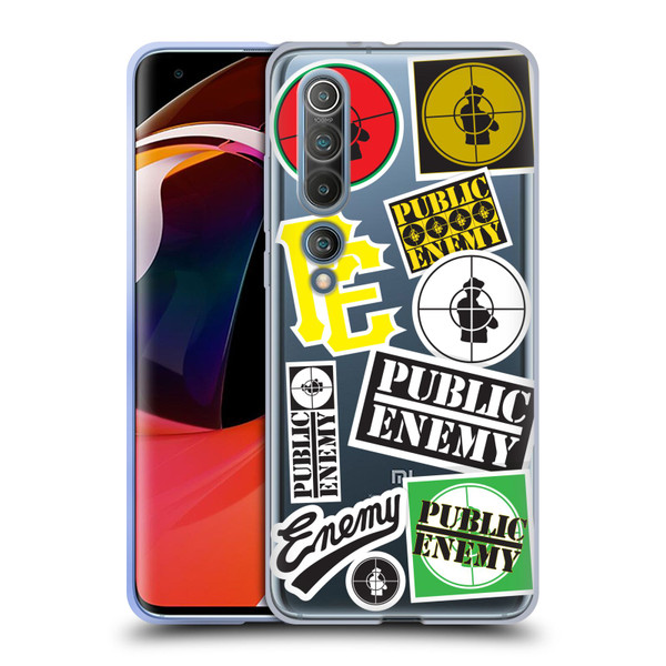 Public Enemy Graphics Collage Soft Gel Case for Xiaomi Mi 10 5G / Mi 10 Pro 5G