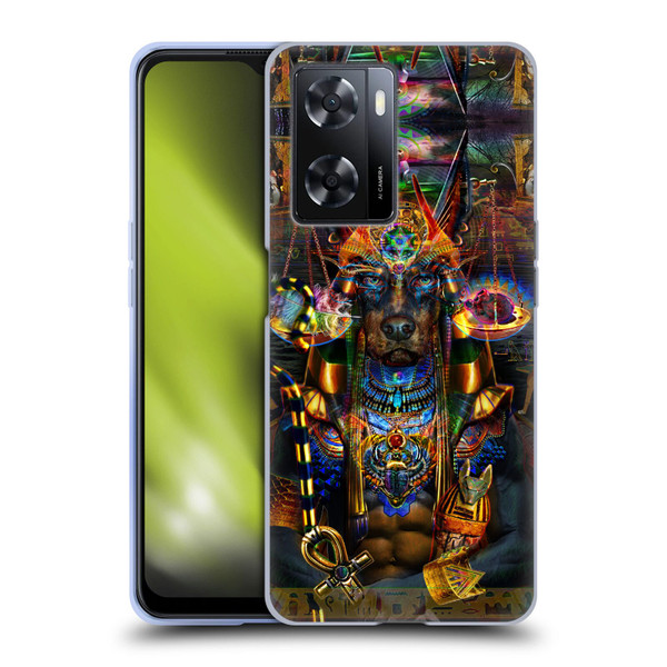 Jumbie Art Gods and Goddesses Anubis Soft Gel Case for OPPO A57s
